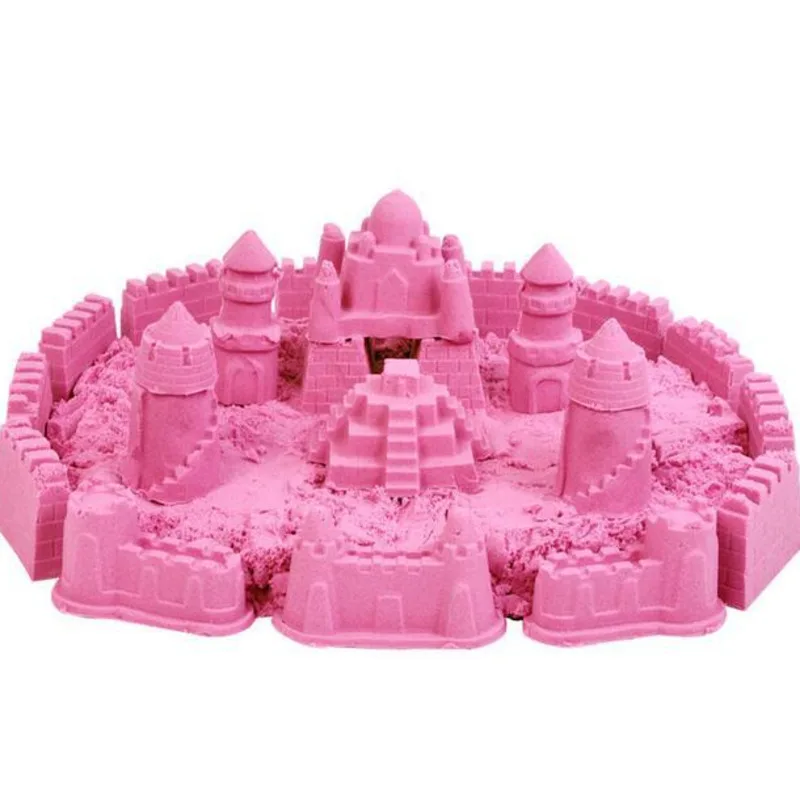 

500g Colorful Dynamic Sand Magic Sand Toy Squishy Light Clay Slime Fluffy Dynamic Play Dough Magic Beach Space Sand For Children