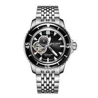 reff tigerrt top brand mechanical movement sports diving watch for men waterproof luminous steel calendar watch rga3039