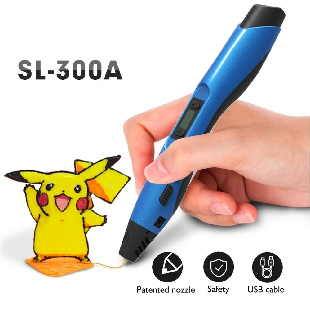 SUNLU SL-300A 3D Printing Pen PLA/ABS/PCL Filament Accessible Ultra-low Temperature Tip No Plugging Educational GiftS | Компьютеры и