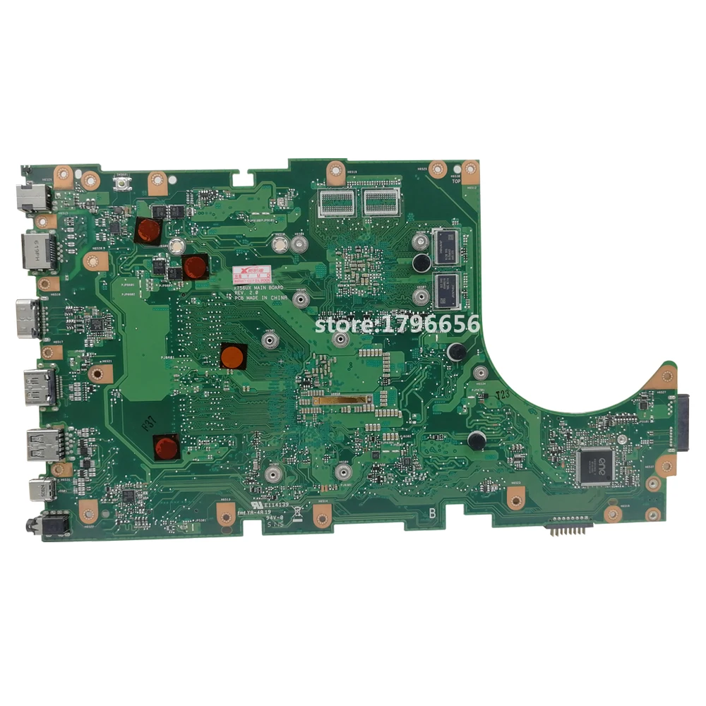 Akemy X756UB MAIN_BD./I7 6500U материнская плата для For Asus X756U X756UXM K756U ноутбука тест ОК
