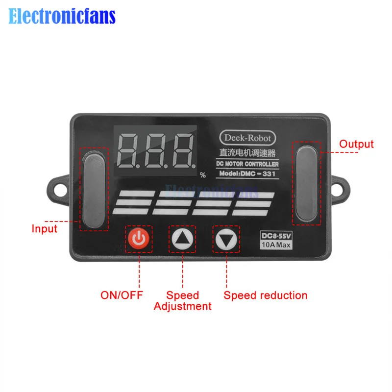 Контроллер скорости электродвигателя цифровой светодиодный дисплей