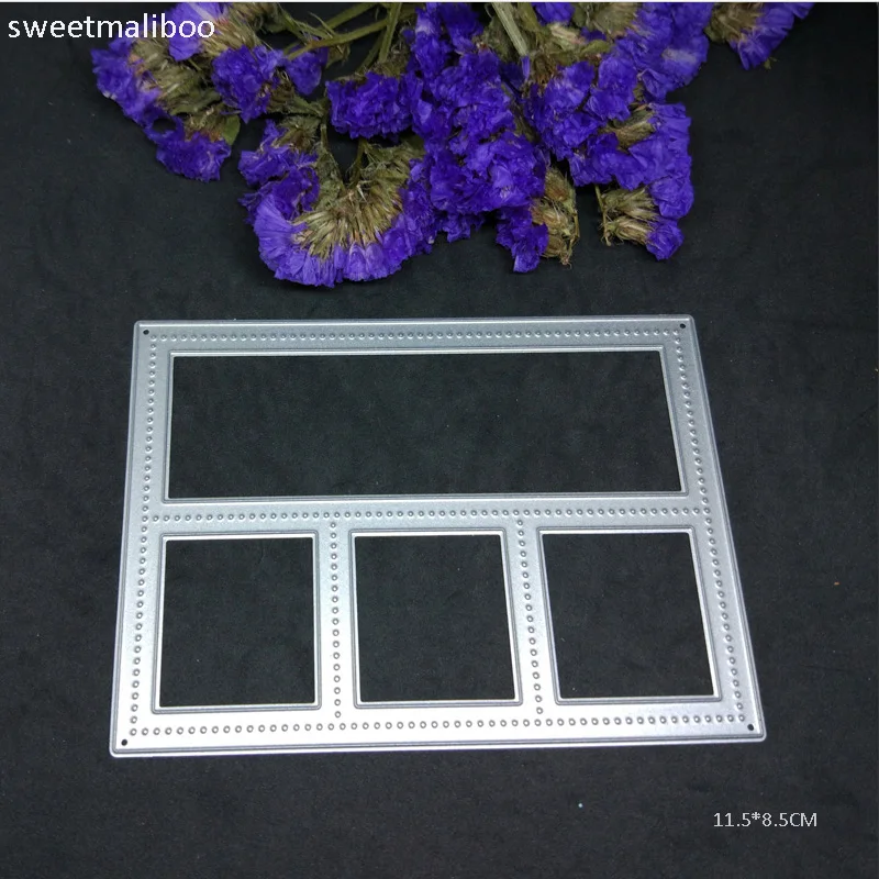 Ремесленные штампы для скрапбукинга разделительная фотография прямоугольные