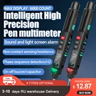 Цифровой мультиметр ANENG A3007 A3008, ручной тестер фазных последовательностей, измеритель напряжения и диодов переменногопостоянного тока, 6000 отсчетов