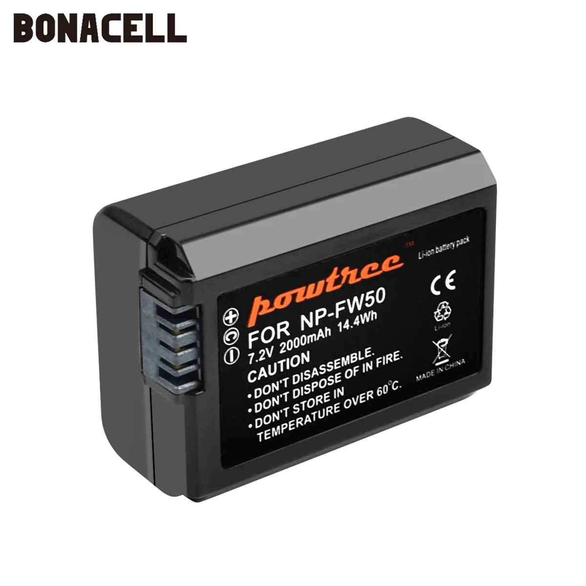 Bonacell 2000 мА/ч, NP-FW50 NP FW50 Батарея AKKU для sony NEX-7 NEX-5N NEX-5R NEX-F3 NEX-3D Alpha a5000 a6000 DSC-RX10 Alpha 7 a7II