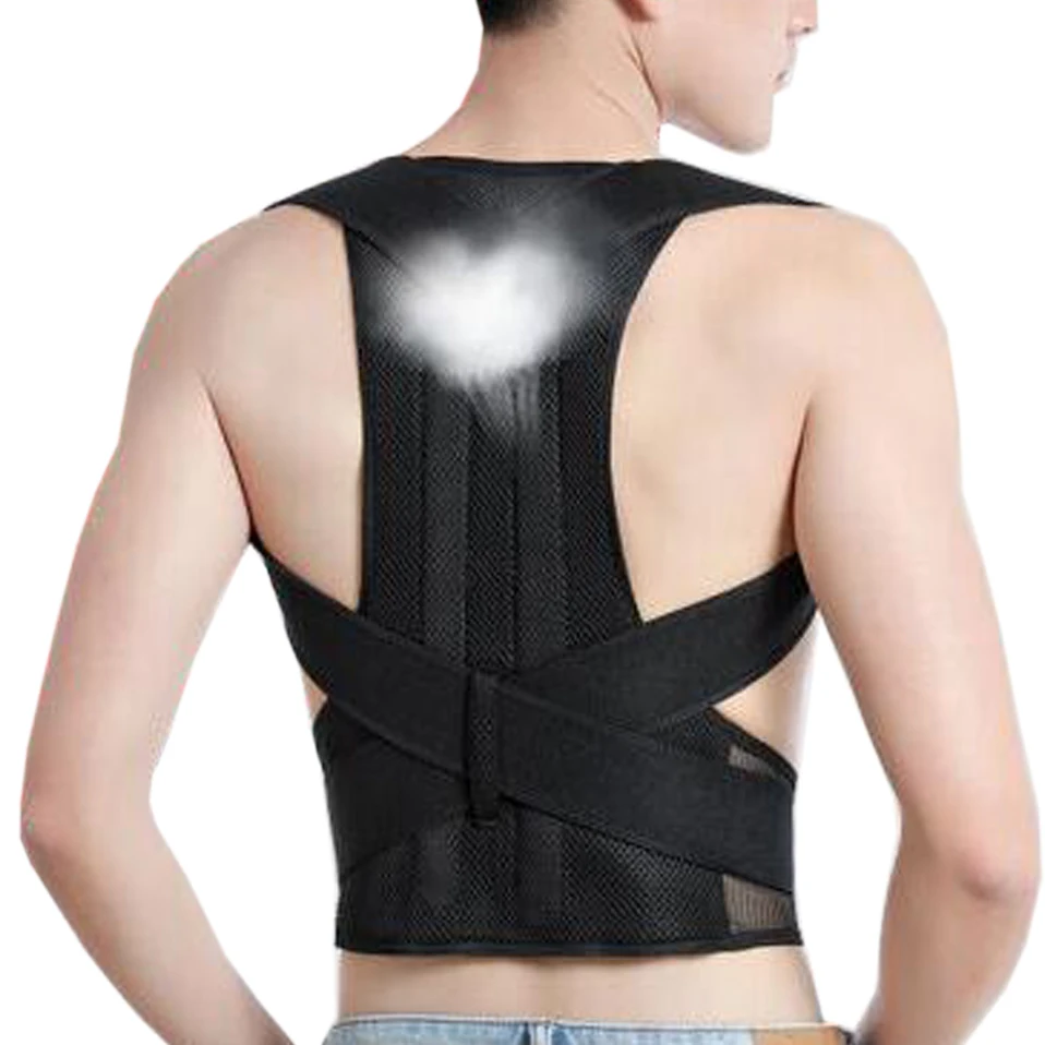 

Breathable Alloy Bar Posture Corrector Belt Scoliosis Back Brace Spine Corset Shoulder Therapy Support Posture Correction Belt