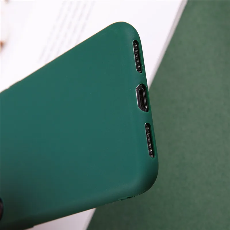 Темно-зеленый PhoneCase для Iphone Xr 8 7 Plus X 6S эстетический снежинки телефон Xs 11 pro xs Max