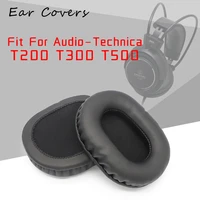 ear pads for audio technica t200 t300 t500 ath t200 ath t300 ath t500 headphone earpads replacement headset ear pad pu leather