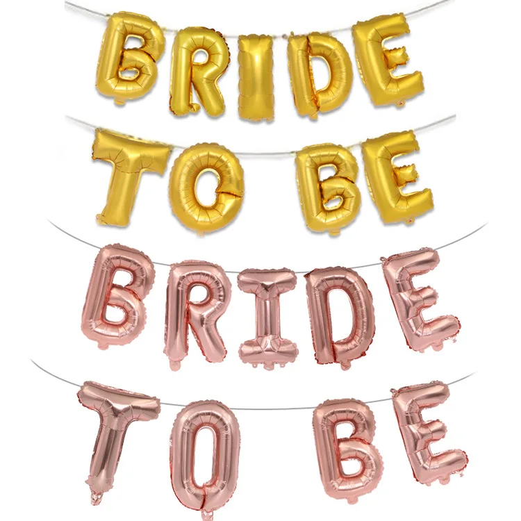 Воздушные шары с буквами невесты и надписью To Be надувной шар в форме буквы