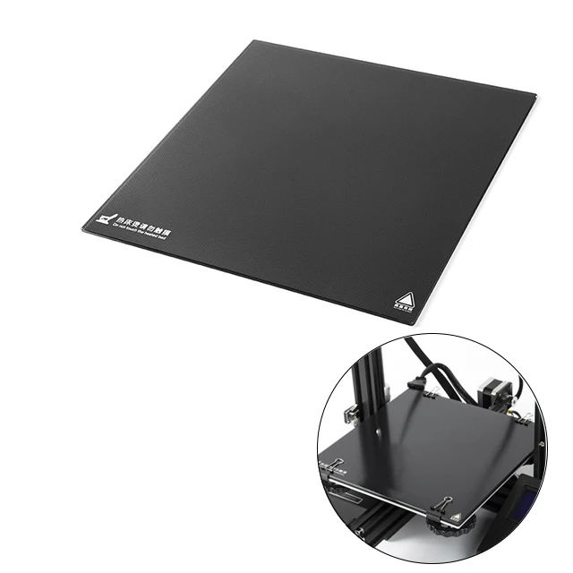 Creality 3D Ender3 Толстая самоклеящаяся поверхность строения Стекло пластина 235X235Mm для