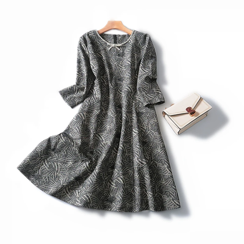 Роскошное высококачественное платье в римском стиле с круглым вырезом