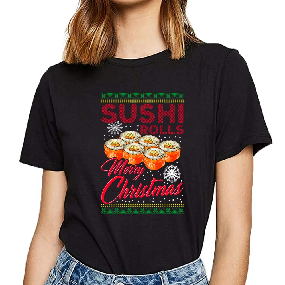 Женские футболки суши Рождественский свитер стиль забавные Twenty One Pilots Юмор