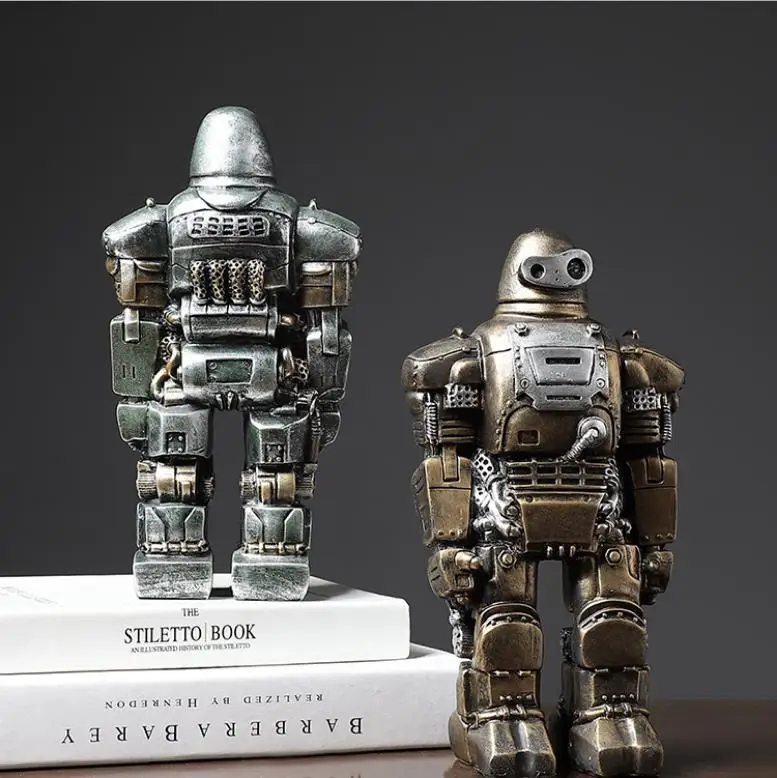 

Nordic simulation robot resin ornaments living room porch TV cabinet living room cafe creative decoration small ornaments