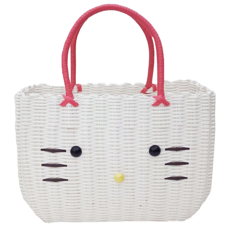 

Hand-made plastic meta-fighting fruit basket cartoon collection basket modern wind bath basket