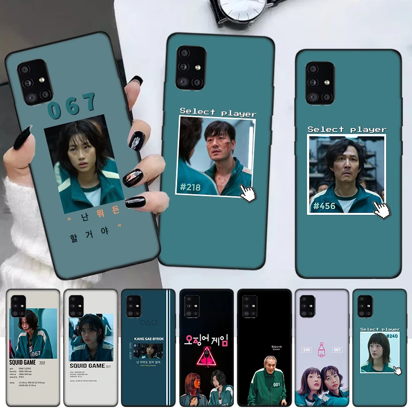 

Squid Game 456 067 Phone Case For Samsung Galaxy A52 A51 A71 A72 A12 A22 A32 A42 A21S A31 A41 A02S A11 A01 A91 Cover Coque Funda