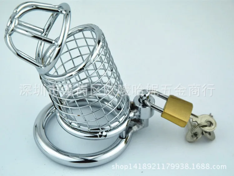 Мужской стальной черный пояс верности металлический для пениса искусственное