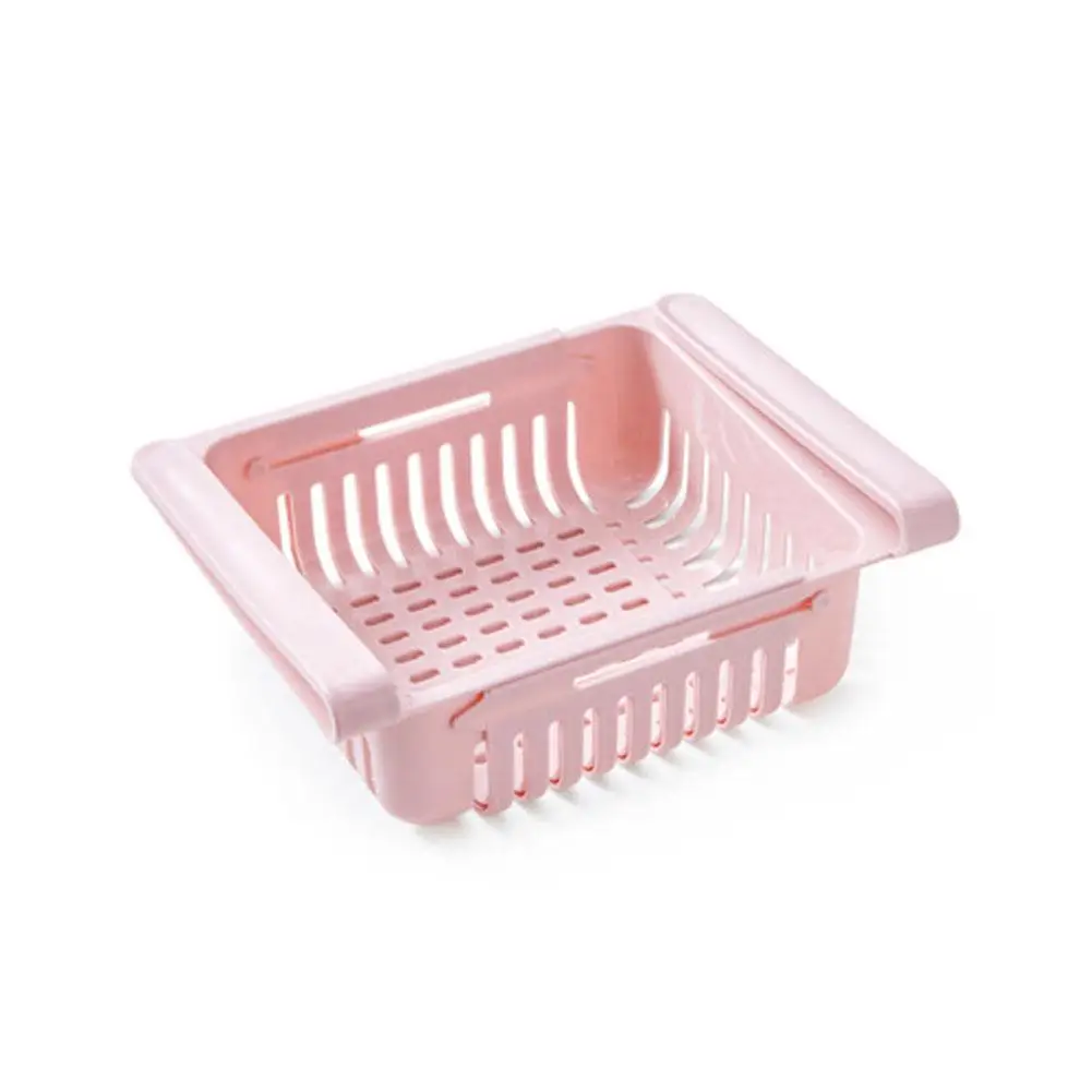 Ящик для хранения корзина холодильника пластиковый контейнер еды выдвижной