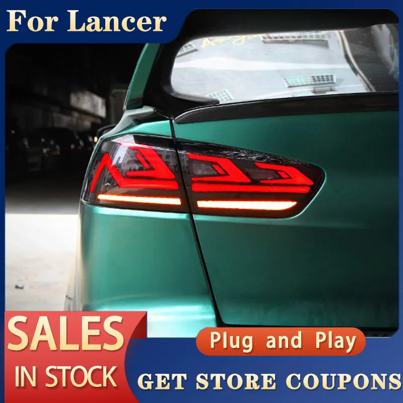 

Задние фары для Mitsubishi Lancer 2008-2017 Lancer Ex Tailligh с динамическим поворотным сигналом светильник фары, автомобильные аксессуары