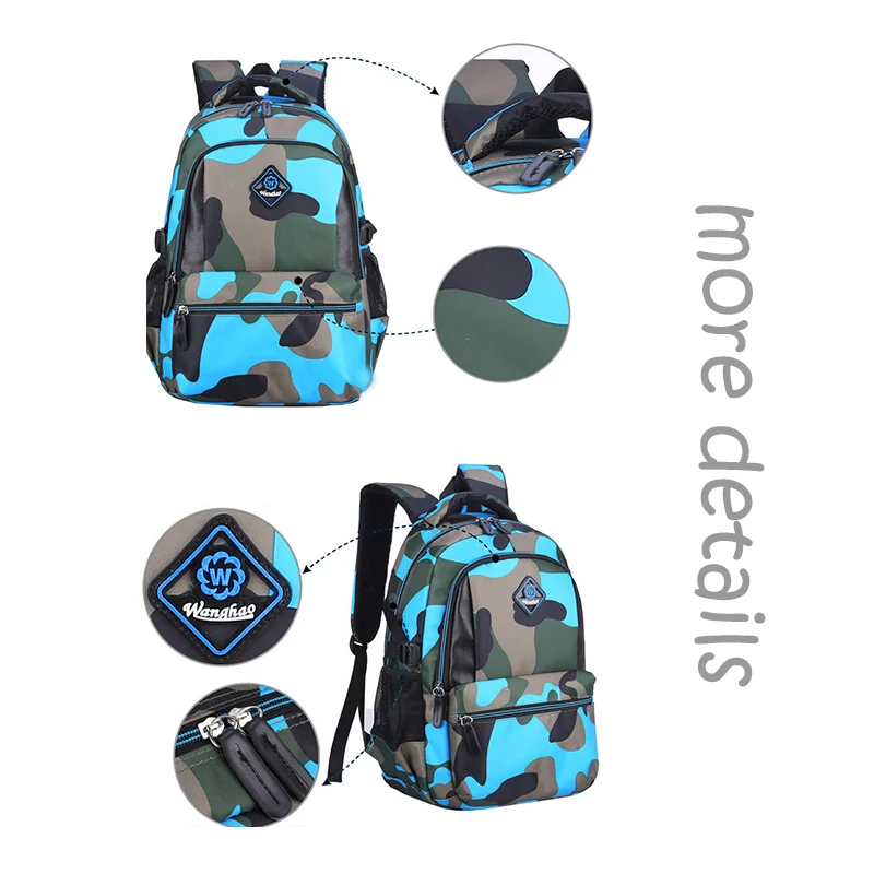 

School Bags for Kids Backpack Boys Primary School Backpack Child School Bags Boys Orthopedic Bookbags Large Capacity