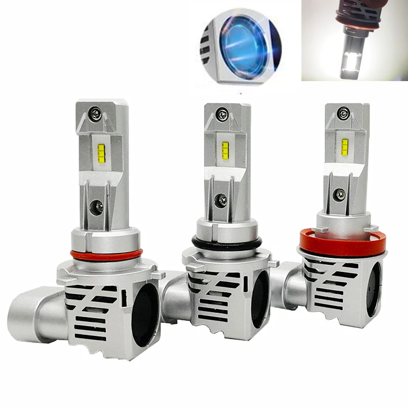 2 шт. Автомобильные светодиодные лампы H4 H11 6000K 110 лм 9005 Вт|Передние LED-фары для авто|