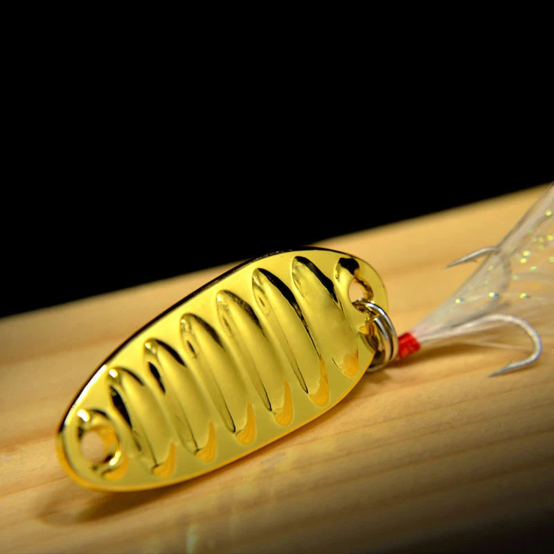 Золотистые/серебристые металлические приманки VIB 3/5/7/10/15/20 г приманка в виде пера