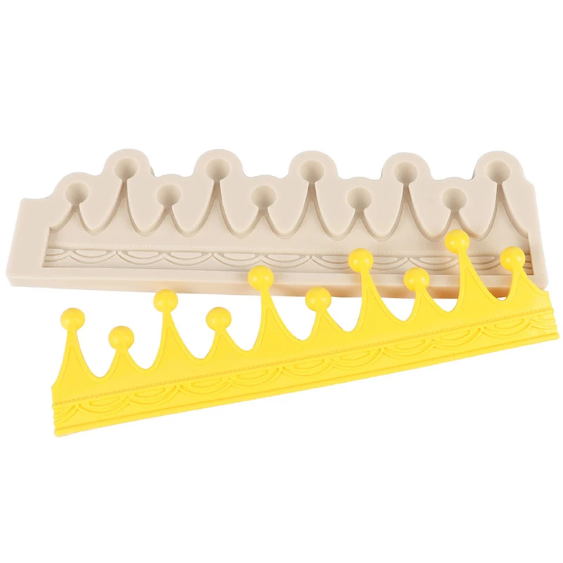 1 шт. силиконовая форма с короной шоколадной формы для помадки инструменты