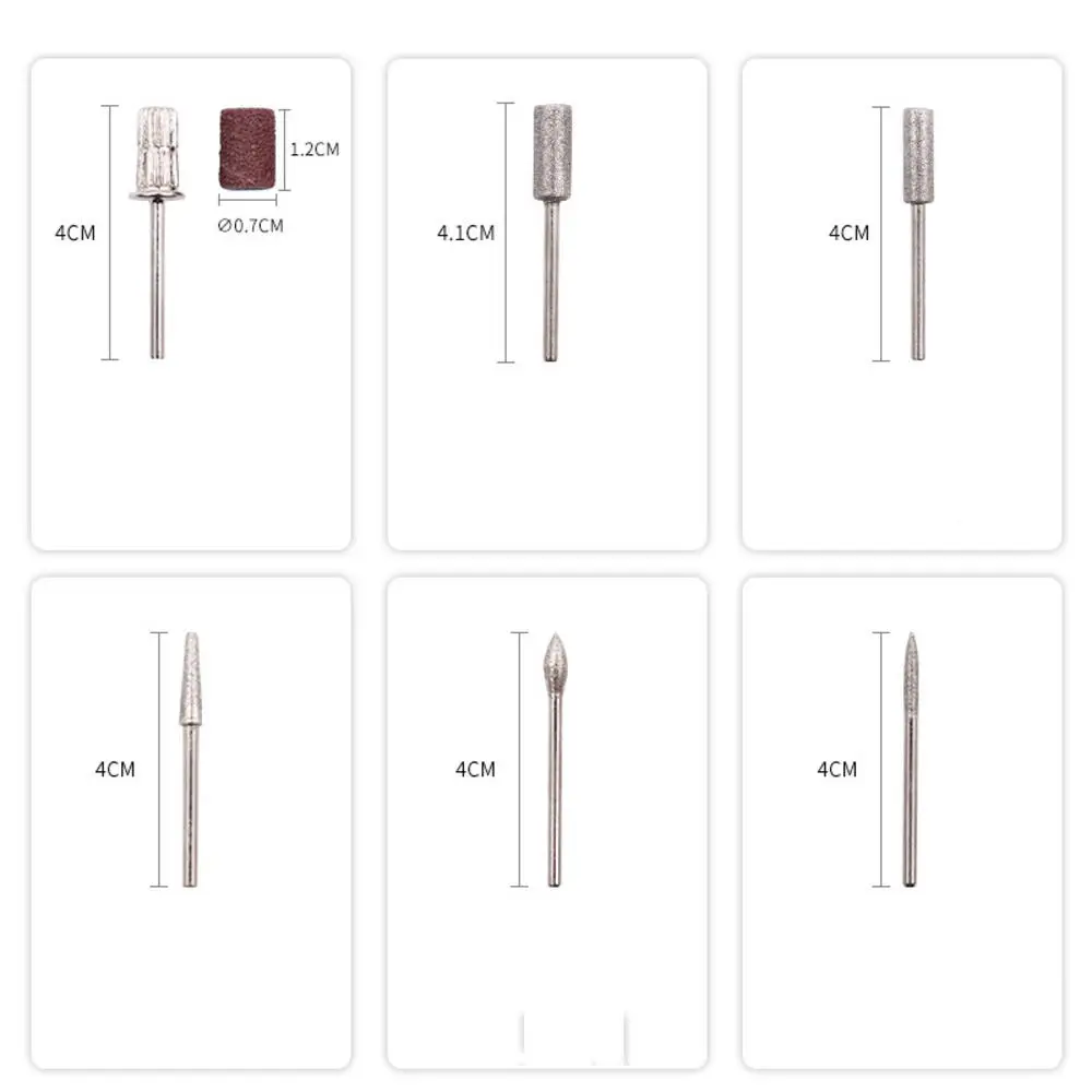 Фрезер для маникюра и педикюра Электрический с USB алюминиевый аппарат нейл арта