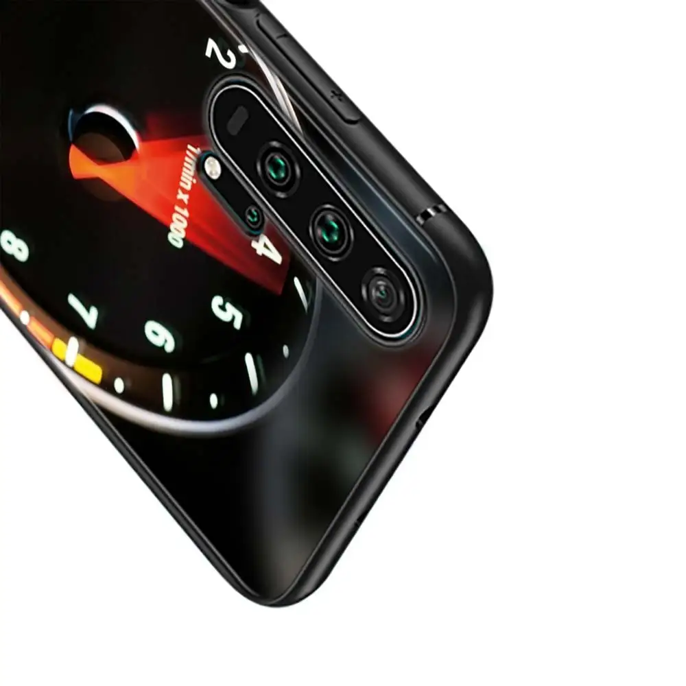 Черный силиконовый чехол с крутым спидометром для Huawei Honor 10i 9X 8X 20 10 9 Lite 8 8A 7A 7C Pro
