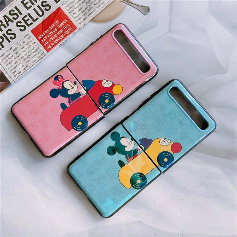 

Disney Mickey Minnie for Samsung Z Flip 4G/5G Cartoon Cute Couple Mobile Phone Case