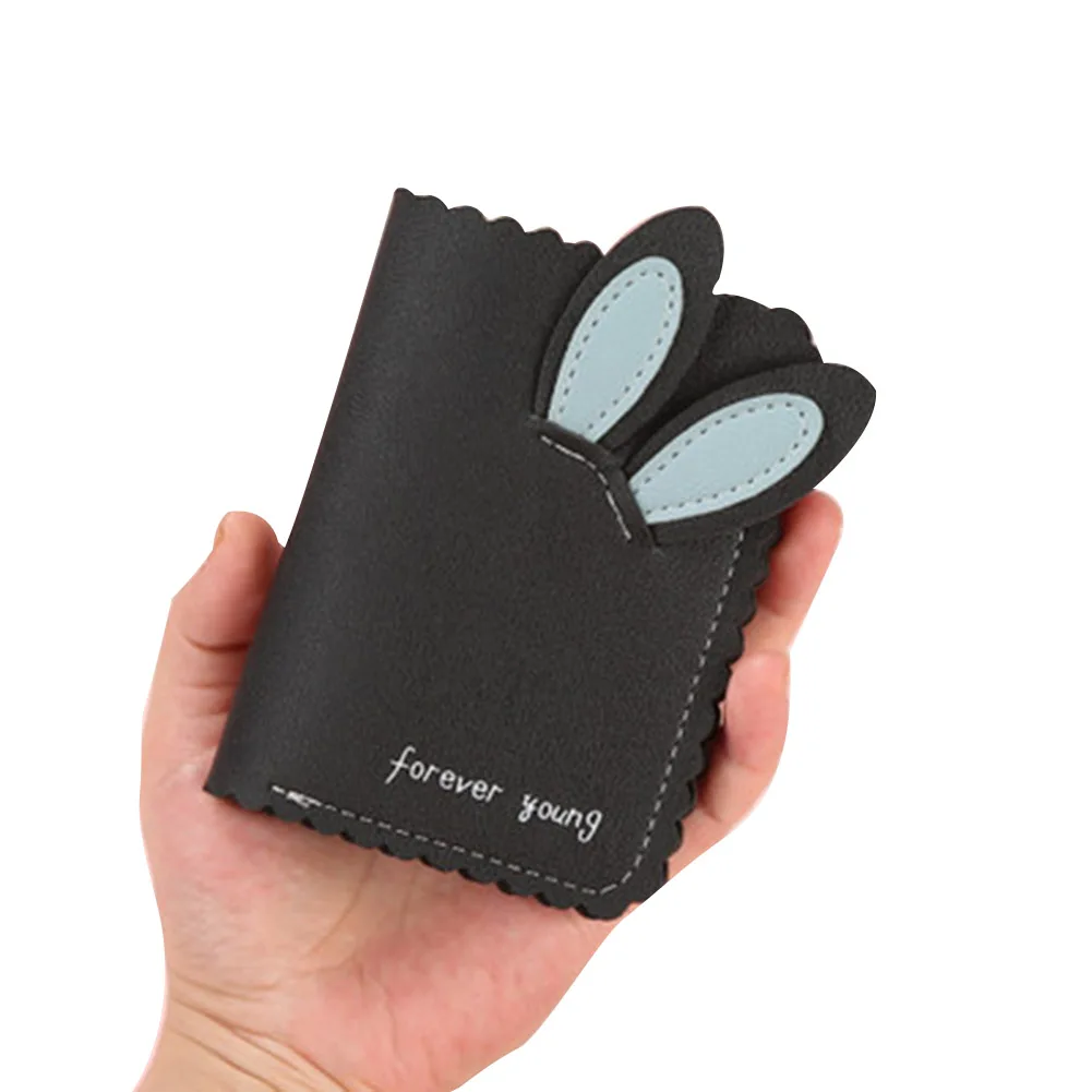 Женский маленький кошелек с милыми заячьими ушками кошельки держатель для карт