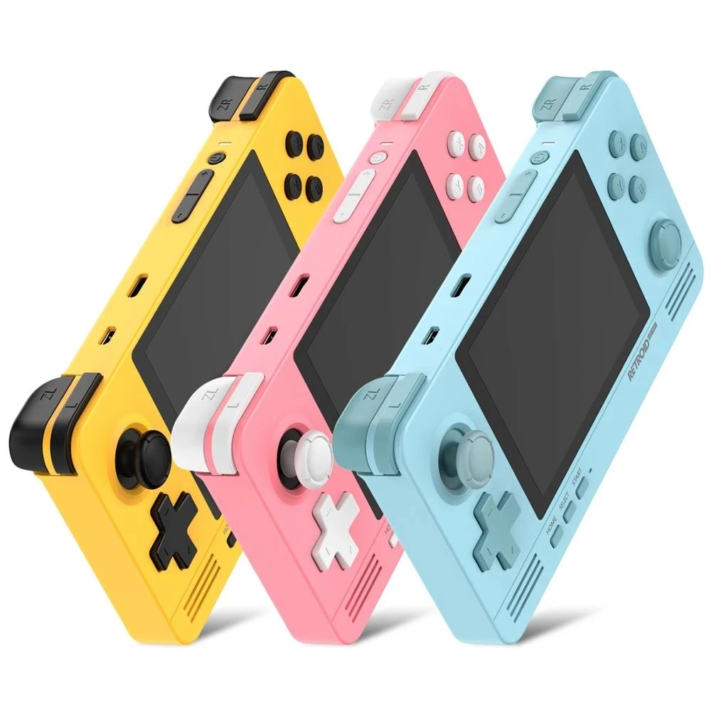 

Retroid Pocket 2 Retro Pocket Android Handheld Game Console 128GB 3.5 Inch IPS Screen 3D Games Retro Gaming System for Kids