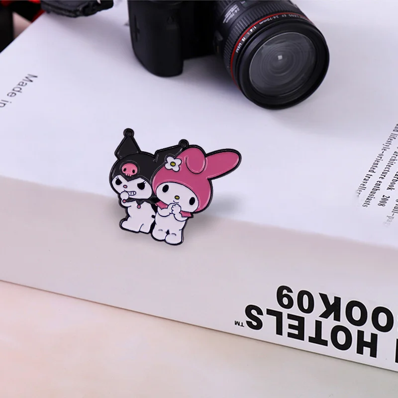 Милые эмалированные булавки Krmi My Meloddt крутящиеся с музыкой танцевальные