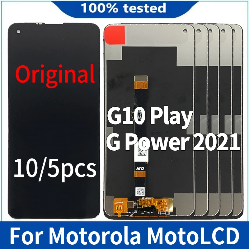 

10 шт./5 шт./лот оригинальный ЖК-дисплей для Motorola Moto G Power 2021 XT2117/G10 Play ЖК-дисплей сенсорный экран дигитайзер сборка