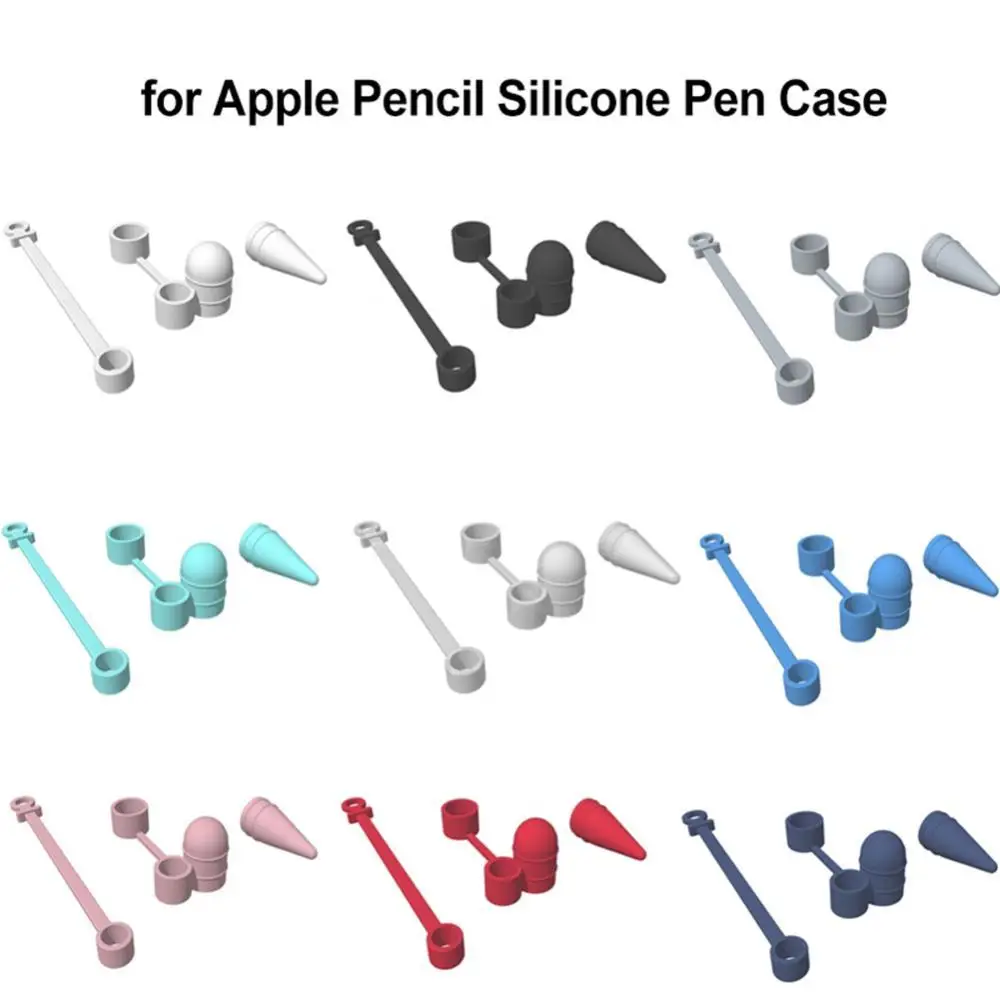 

50% Off 3Pcs Soft Silicone Stylus Pen Cap Nib Protective Case Kits for Apples Pencil