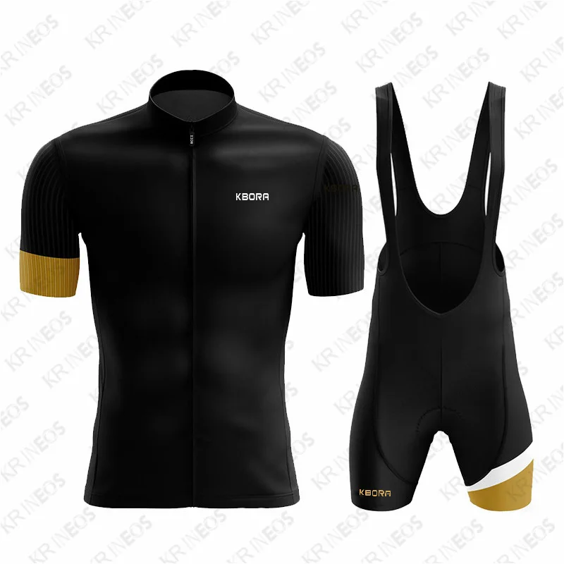 

KBORA 2021 Cycling Sets Triathlon Bicycle Clothing Breathable Mountain Cycling Clothes Suits Triathlon Maillot Ciclismo Hombre