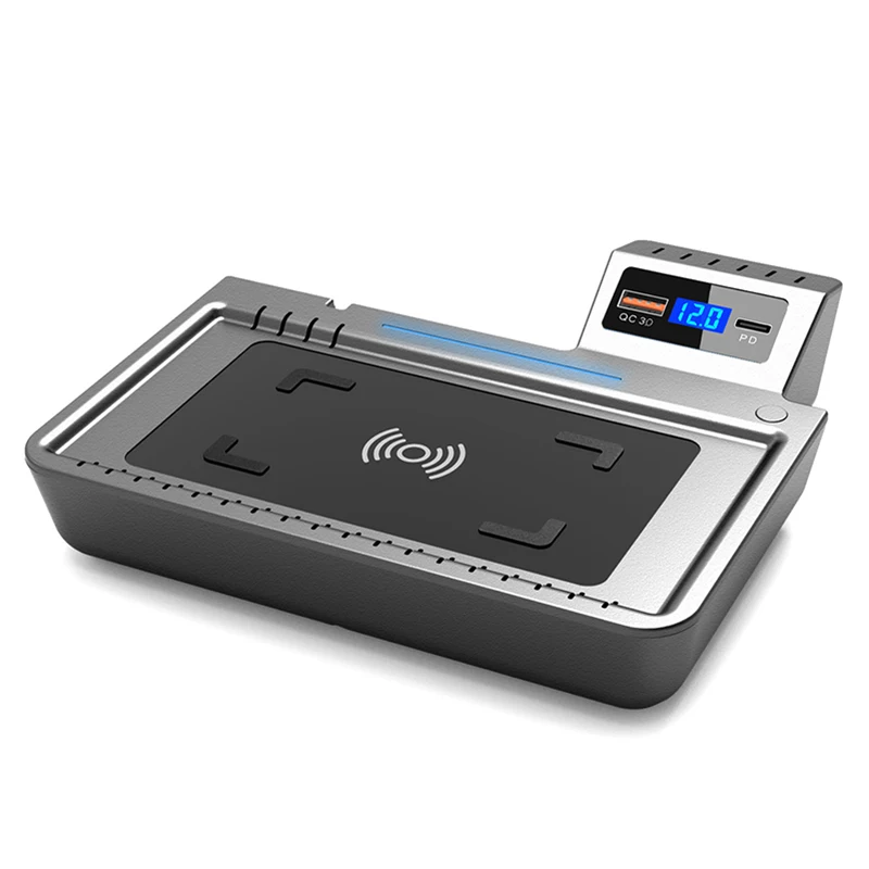 for ford explorer 2020 2021 car wireless charger qi phone charger 15w fast charging case phone holder accessories for iphone 8 free global shipping