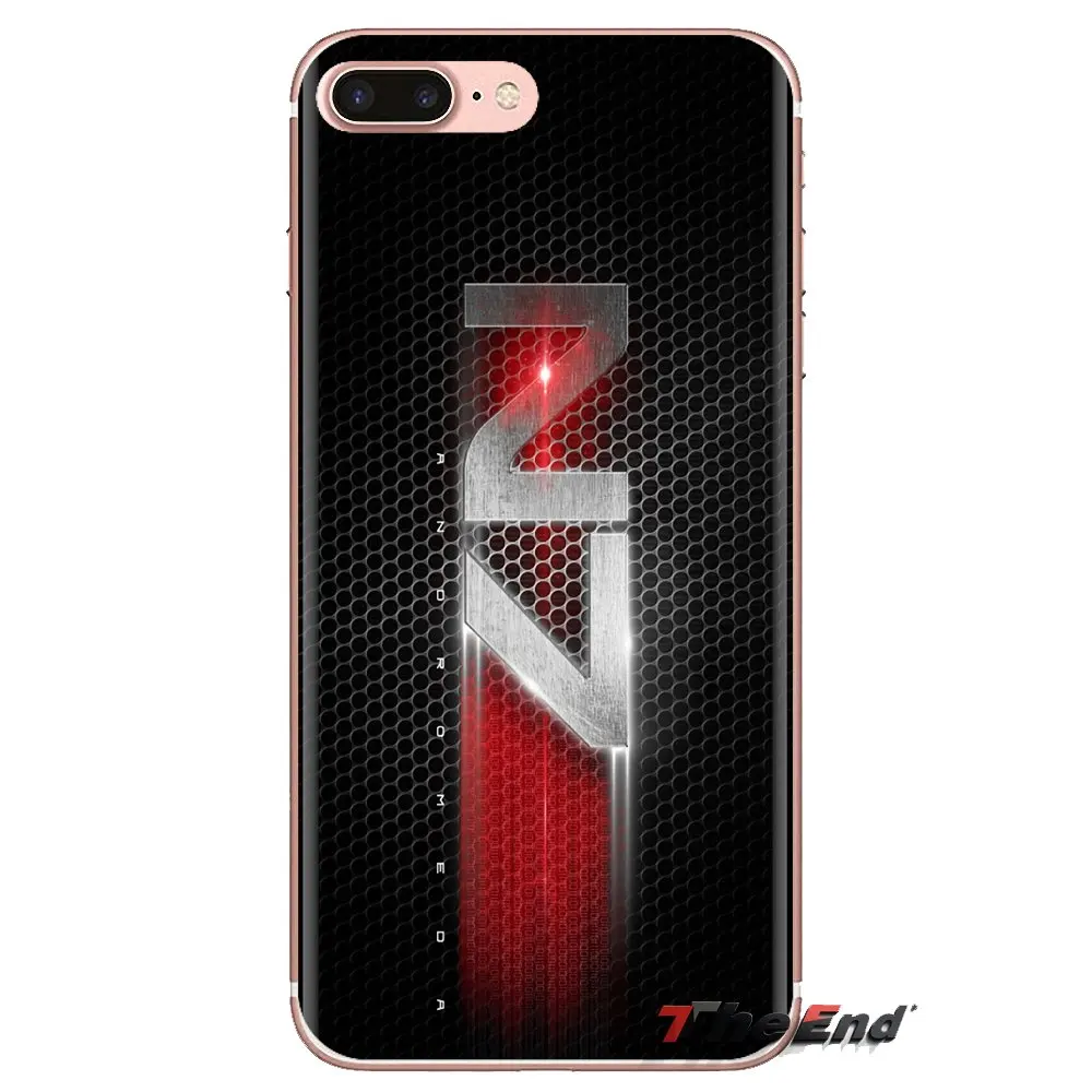 TPU Cover Mass Effect N7 Armour Logo Print For iPhone XS Max XR X 4 4S 5 5S 5C SE 6 6S 7 8 Plus Samsung Galaxy J1 J3 J5 J7 A3 A5 |