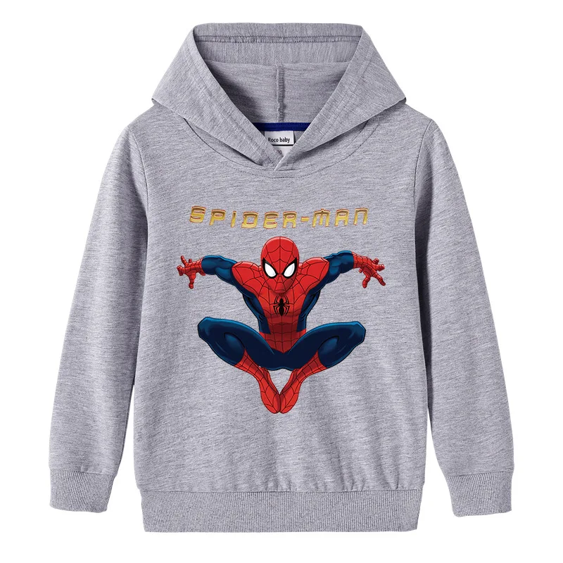 Детский свитер с длинным рукавом и изображением Человека-паука | Мать ребенок