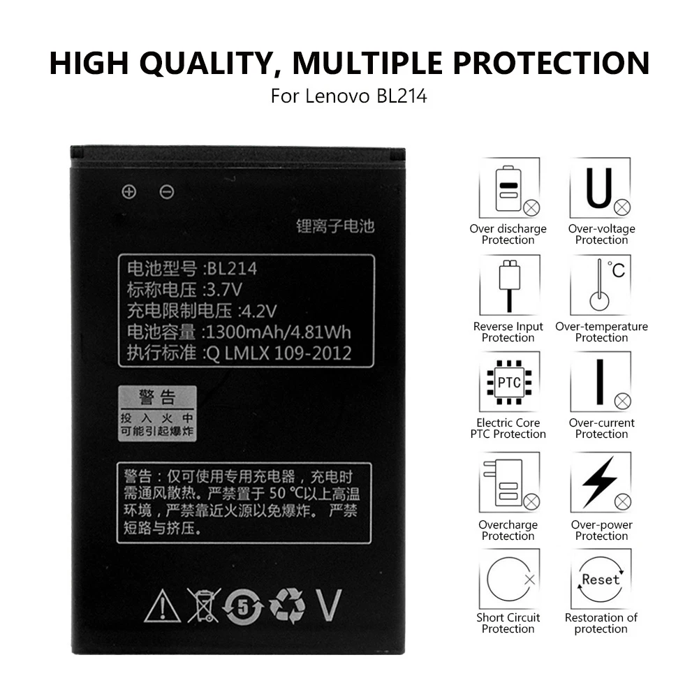 BL214 BL-214 аккумулятор 1300 мАч для Lenovo A316 A316I A360E A365E A66 | Электроника