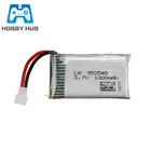 Аккумулятор Lipo 3,7 в 1000 мА  ч 25c для Syma X5 X5C X5SC X5SW TK M68 MJX X705C SG600 запасная деталь для радиоуправляемого дрона 952540 3,7 в