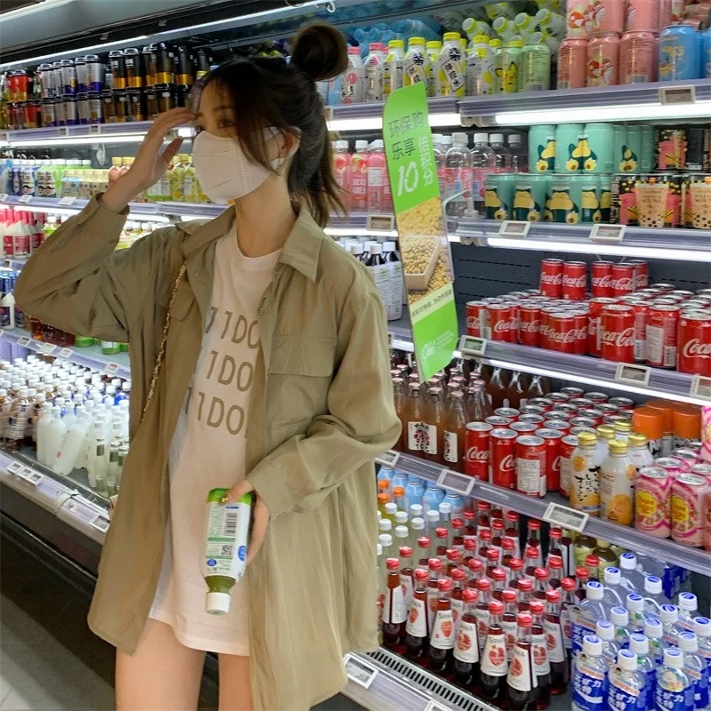 Женская Солнцезащитная рубашка женская летняя тонкая дизайнерская нишевая