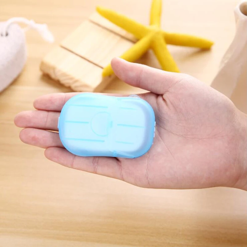 

New 5 Boxes Portable Disposable Soap Paper Washing Hand Bath Clean Scented Slice Sheets Mini Outdoor Travel Camping Hiking Tools