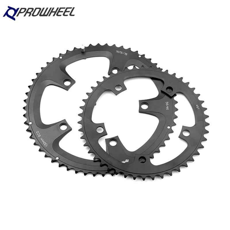 

Prowheel folding bicycle 130BCD sprocket wheel chainring 46T 56T chainring modified repair piece chain wheel