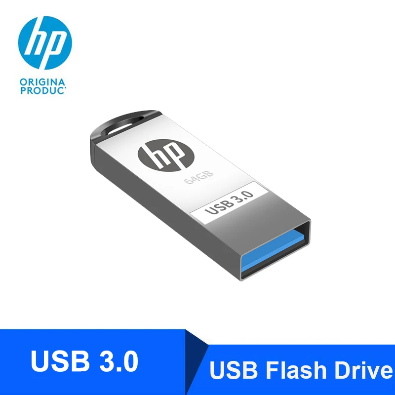 Hp USB флэш-накопитель 16 ГБ 32 64 Гб USB3.0 Флешка X720W Золотой Металл карта памяти