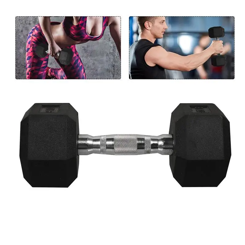 

Dumbbell Hexagon 10LB Durable Gym Dumbbell Fitness Dumbbell Muscle Exercises Dumbbell Fitness Equipment