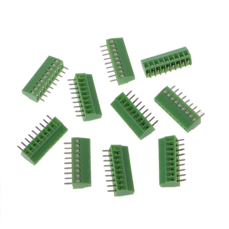 10 шт. 2Pin 10Pin винт PCB монтируемый клеммные блоки разъем 2 54 мм шаг|Клеммные колодки| |