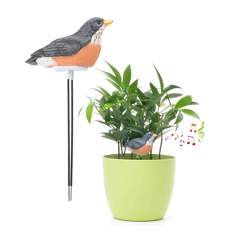 Soil Moisture Meter Watering Alarm Bird Plant Water Tester Hygrometer Sensor Gardening Tool Kit for Planter Remind Warinin | Инструменты