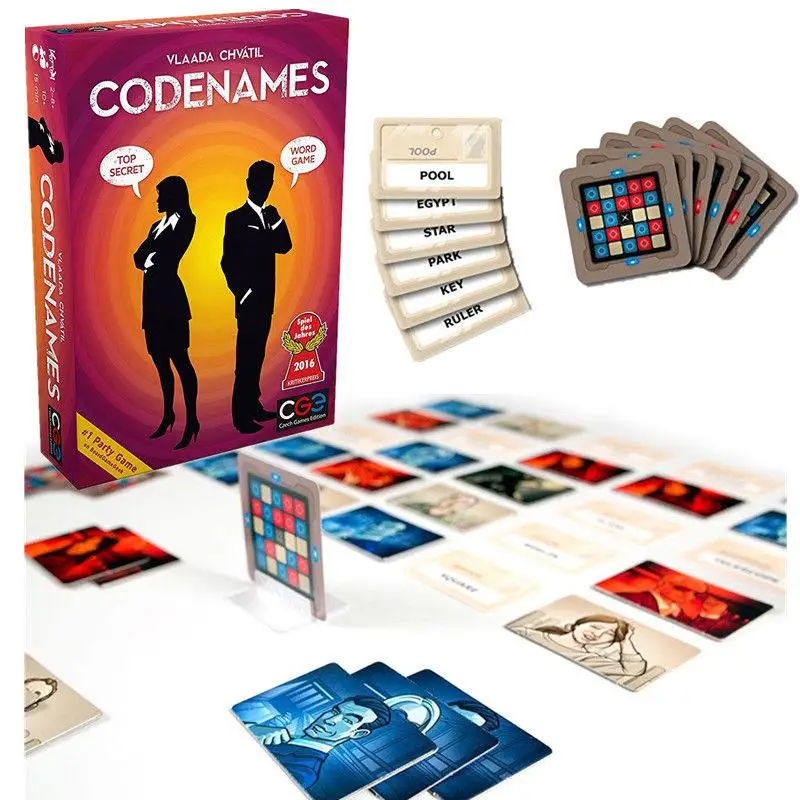 Конфиденциальная экшн игра Codenames семейная настольная друг Вечерние игры