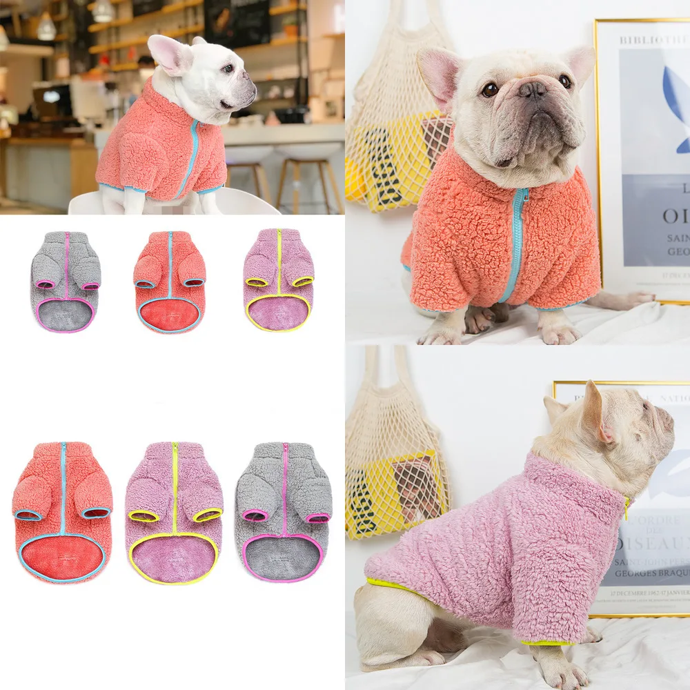 

Pet Dog Winter Coat Jacket Pug French Bulldog Clothes Poodle Bichon Pomeranian Schnauzer Corgi Clothing Soft Warm Pet Outfit