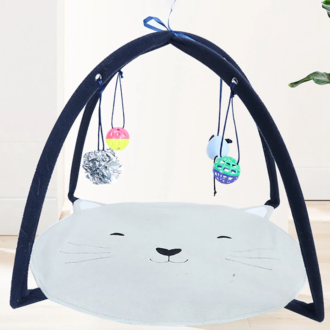 Игровой коврик для кошек портативный складной интерактивный домик забавная