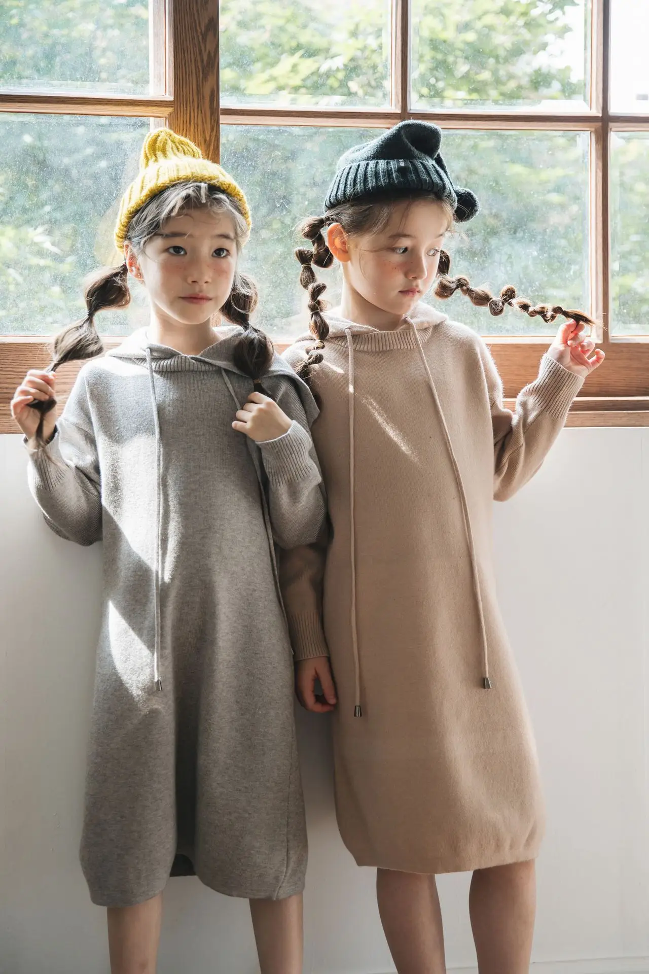 Рождественское платье для девочек осенний свитер одежда зимнее длинное